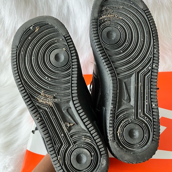 Black Nike React Air Force 1 - Picture 7 of 8